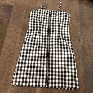 Forever 21 Black and White Checkered Dress